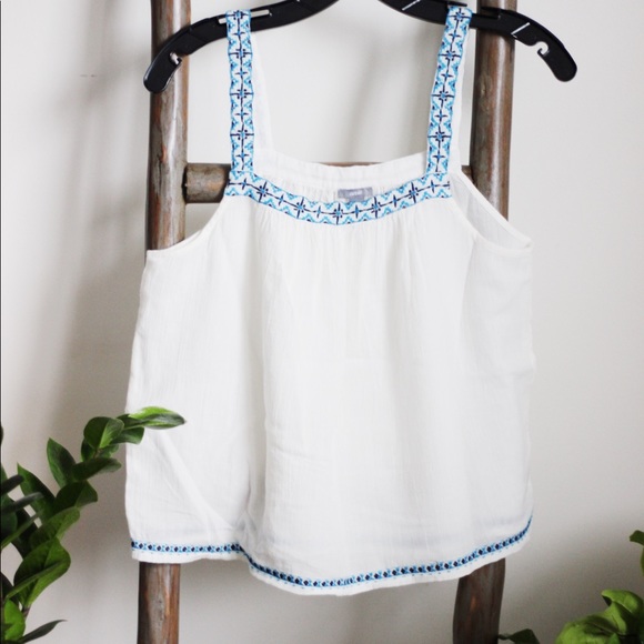 aerie Tops - Tank top with embroidery